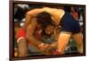 Wrestlers Wayne Wells and Ali Demirtas in Action at the Summer Olympics-Co Rentmeester-Framed Photographic Print