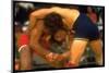 Wrestlers Wayne Wells and Ali Demirtas in Action at the Summer Olympics-Co Rentmeester-Mounted Photographic Print