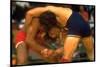 Wrestlers Wayne Wells and Ali Demirtas in Action at the Summer Olympics-Co Rentmeester-Mounted Premium Photographic Print