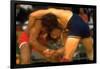 Wrestlers Wayne Wells and Ali Demirtas in Action at the Summer Olympics-Co Rentmeester-Framed Premium Photographic Print