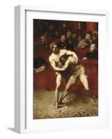 Wrestlers-Alexandre Falguière-Framed Giclee Print