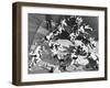 Wrestling at Great Lakes Athletic Plant-William C^ Shrout-Framed Photographic Print