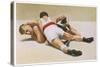 Wrestling: Foldeak Beats Jensen-null-Stretched Canvas