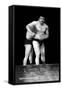 Wrestling Headlock-null-Framed Stretched Canvas