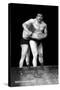 Wrestling Headlock-null-Stretched Canvas