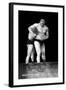 Wrestling Headlock-null-Framed Art Print