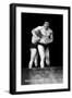 Wrestling Headlock-null-Framed Art Print