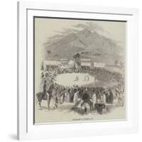 Wrestling in Cumberland-null-Framed Giclee Print