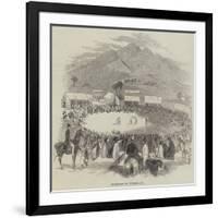 Wrestling in Cumberland-null-Framed Giclee Print