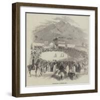 Wrestling in Cumberland-null-Framed Giclee Print