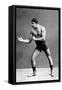 Wrestling Ready Stance-null-Framed Stretched Canvas