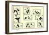 Wrestling Techniques-null-Framed Art Print