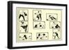 Wrestling Techniques-null-Framed Art Print