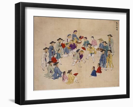 Wrestling-Kim Junkeun-Framed Giclee Print