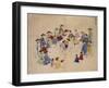 Wrestling-Kim Junkeun-Framed Giclee Print