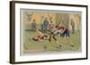 Wrestling-null-Framed Giclee Print