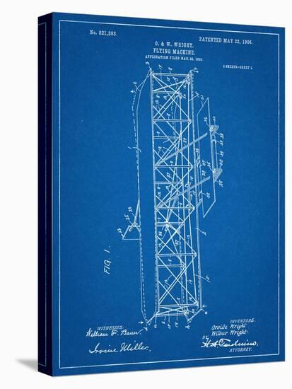 Wright Brother's Flying Machine Patent-null-Stretched Canvas