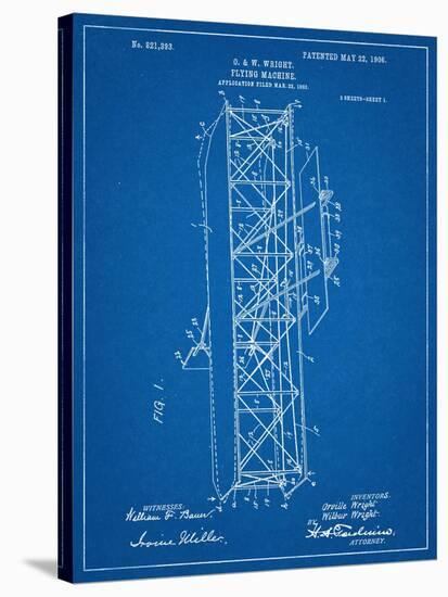 Wright Brother's Flying Machine Patent-null-Stretched Canvas