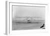 Wright Brothers 1903 Machine Photograph - Kitty Hawk, NC-Lantern Press-Framed Art Print