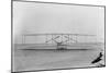 Wright Brothers 1903 Machine Photograph - Kitty Hawk, NC-Lantern Press-Mounted Art Print