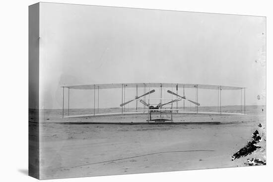 Wright Brothers 1903 Machine Photograph - Kitty Hawk, NC-Lantern Press-Stretched Canvas