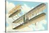 Wright Brothers Bi-plane-null-Stretched Canvas