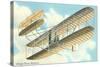 Wright Brothers Bi-plane-null-Stretched Canvas