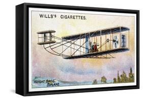 Wright Brothers' Biplane 'Flier, 1910-null-Framed Stretched Canvas