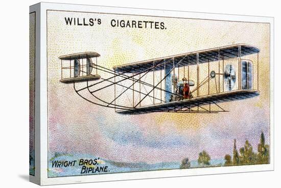 Wright Brothers' Biplane 'Flier, 1910-null-Stretched Canvas