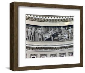 Wright Brothers frieze in U.S. Capitol dome, Washington, D.C.-Carol Highsmith-Framed Art Print