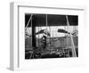 Wright Brothers Plane with Pilot and Passenger Seats Photograph - Dayton, OH-Lantern Press-Framed Art Print