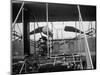 Wright Brothers Plane with Pilot and Passenger Seats Photograph - Dayton, OH-Lantern Press-Mounted Art Print