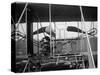 Wright Brothers Plane with Pilot and Passenger Seats Photograph - Dayton, OH-Lantern Press-Stretched Canvas