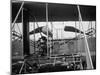 Wright Brothers Plane with Pilot and Passenger Seats Photograph - Dayton, OH-Lantern Press-Mounted Art Print