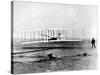 Wright Brothers Wilbur and Orville with 1903 Airplane "Kitty Hawk" on First Flight-null-Stretched Canvas