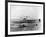 Wright Brothers Wilbur and Orville with 1903 Airplane "Kitty Hawk" on First Flight-null-Framed Premium Photographic Print