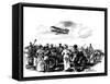 Wright Flight 1909-null-Framed Stretched Canvas