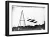 Wright in Early Military Plane Photograph - Fort Meyer, VA-Lantern Press-Framed Art Print