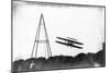 Wright in Early Military Plane Photograph - Fort Meyer, VA-Lantern Press-Mounted Art Print