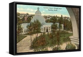 Wright Park Conservatory, Tacoma, Washington-null-Framed Stretched Canvas