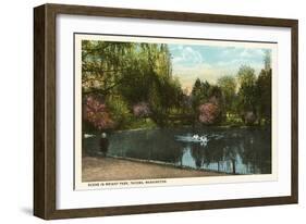 Wright Park, Tacoma, Washington-null-Framed Art Print