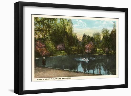 Wright Park, Tacoma, Washington-null-Framed Art Print