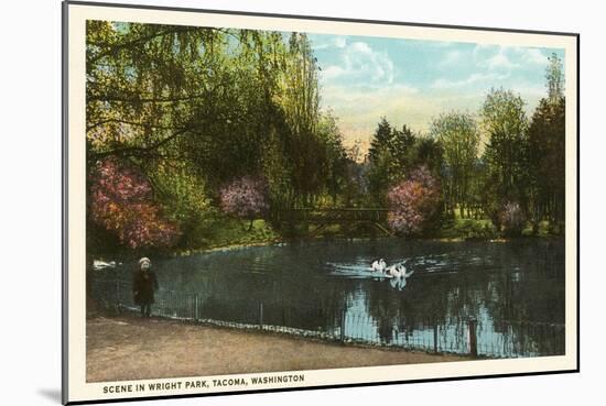 Wright Park, Tacoma, Washington-null-Mounted Art Print