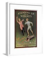 Wright's Coal Tar Soap - Standing Up for His Wright's-null-Framed Art Print