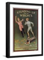 Wright's Coal Tar Soap - Standing Up for His Wright's-null-Framed Art Print