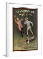 Wright's Coal Tar Soap - Standing Up for His Wright's-null-Framed Art Print