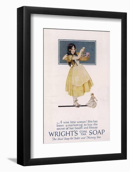 Wright's Coal Tar Soap - the Ideal Soap for Toilet and Nursery Use-null-Framed Photographic Print