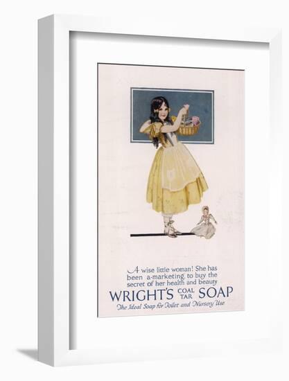 Wright's Coal Tar Soap - the Ideal Soap for Toilet and Nursery Use-null-Framed Photographic Print