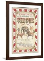 Wright's Fabulous Circus-The Vintage Collection -Framed Giclee Print