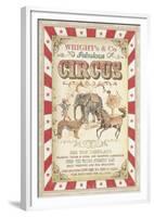 Wright's Fabulous Circus-The Vintage Collection -Framed Giclee Print